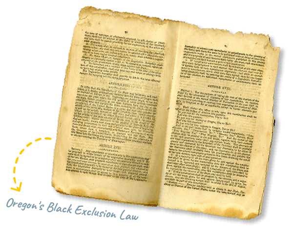 Oregon's Black Exclusion Law document